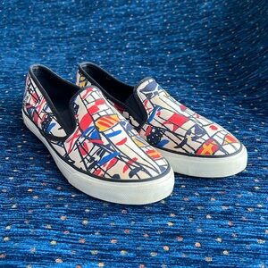 Sperry Top-Sider, flag design, women’s size 8